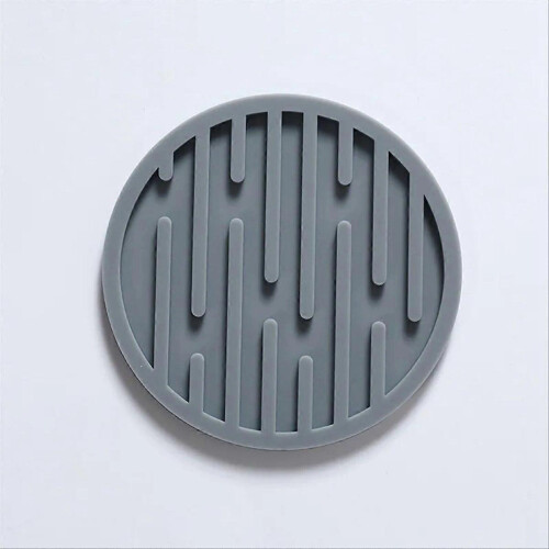 20PCS 10cm Silicone Coasters Round Heat Resistant Rubber Tea Cup Mat 1
