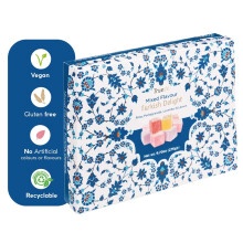 Turkish Delight Gift Set – 3 x 275g Assorted Flavours (Rose, Mixed Flavour, Pomegranate) Premium Authentic Lokum (Mixed Flavour)
