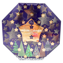 Pan Aroma Tealight Advent Calendar Wreath | Scented Candles Gift Set | 6 Festive Scents with 3 Hours+ Burn Time Each | Christmas Gifts for Women