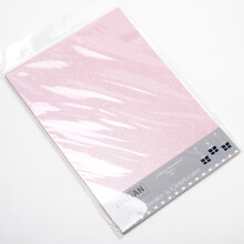 Italian Options 250GSM Metallic Textured Card Craft Paper 10 Sheets, Pink