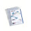 Rexel Economy A4 Document Folder, Clear Embossed, 100mic, Cut Flush, Pack 100, 21674090 1