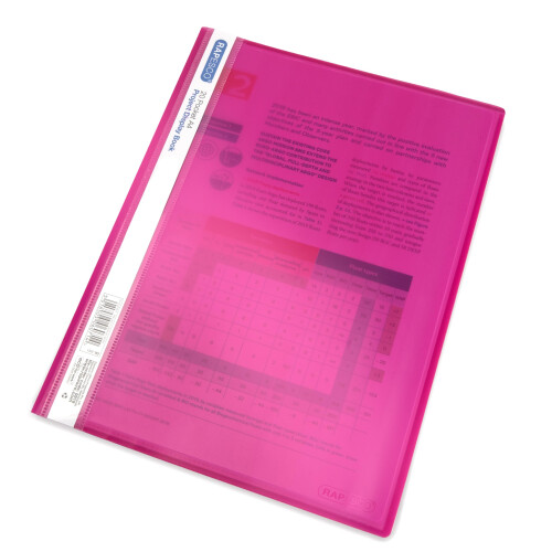 Rapesco 0919 A4 Project Presentation Display Book, 20 Pockets, Assorted Bright Colours, Pack of 10 1