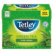 Tetley Pure Green Tea, 50 Herbal Tea Bags