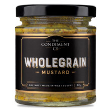 The Condiment Company Wholegrain Mustard, 175g - Premium Condiment & Dressing, P