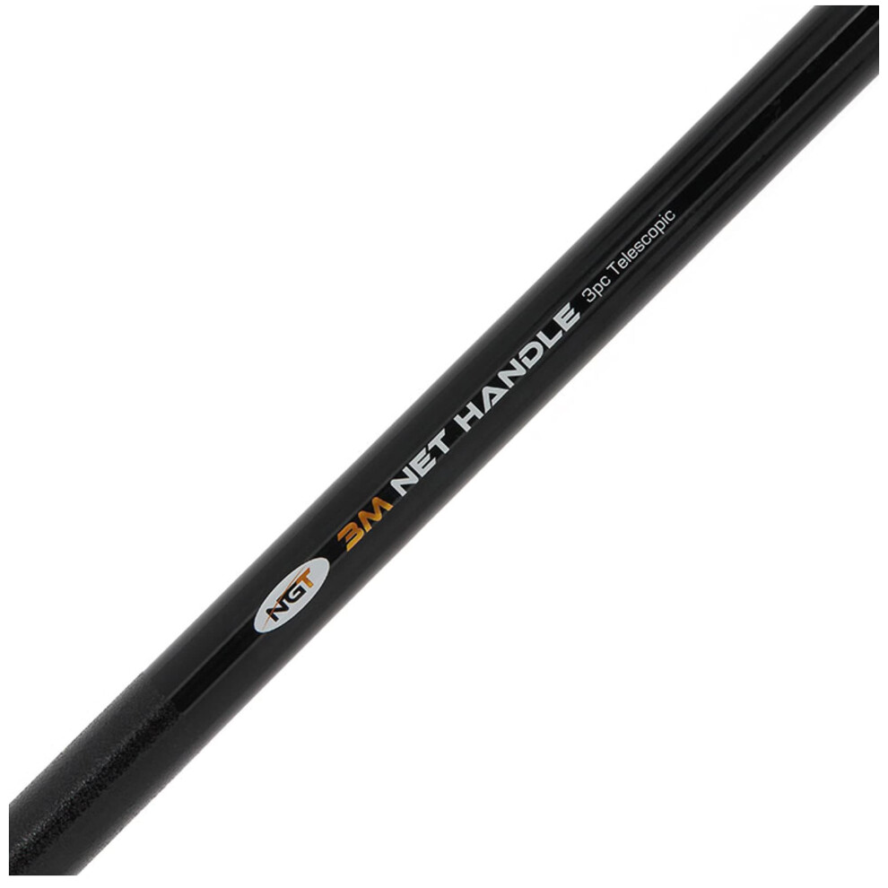 Ngt New 3M 10Ft Landing Net Handle Telescopic Carp Coarse Fishing Tackle Screw