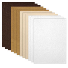 Brown Felt Fabric Sheets for Crafts, 12 Pcs Craft Felt Sheet for Crafting Sewing 1mm Thick Brown Fabric Squares 20x30cm