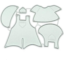 Cute Bear Clothes Cutting Dies for Card Making,Cutting Dies Cut Stencils for DIY Scrapbooking Photo Album Decorative Embossing Paper Dies for Card