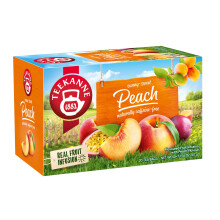 Teekanne Peach and Passion Fruit All Natural Real Fruit Tea Infusion Sunny Sweet 20 Teabags