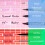 2496 Pack Rectangular Coloured Stickers Labels,12 Colors Rainbow Sticky Label,25mm x 10mm Color Coding Labels Assorted Stickers 5