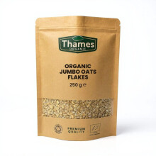Organic Jumbo Oat Flakes - 100% Pure, Whole Grain, No Additives or Preservatives - Vegan, GMO-Free, Certified Organic