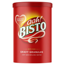 Bisto Gravy Granules, Great with Beef, 190 g Drum (Pack of 1)