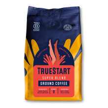 TrueStart Ground Coffee - Super Blend Strong - 100% Arabica, Medium Roast, Specialty Grade
