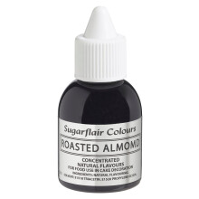 Sugarflair Roasted Almond Natural Flavouring - Concentrated Natural Food Flavouring for use in Cakes, Cupcakes, Frostings, Drinks, Ice Creams - 30ml