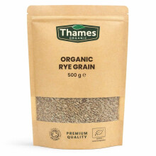 Organic Rye Grain - Whole Grain, No Additives or Preservatives - Vegan, Raw, GMO-Free, Certified Organic - Nutritious and Flavorful