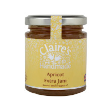 Claire's Handmade | Apricot Extra Jam | Sweet and Fragrant | Traditionally Made | Gluten Free | GMO Free | Suitable for Vegetarians & Vegans