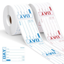 Date Labels for Food - 1000 Food Labels Stickers 75 X 50mm Freezer Label Easy Peel Off Use By Date Stickers for Foods Date and Inventory Management