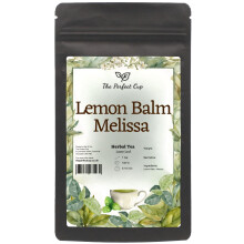 Lemon Balm Melissa Loose Leaf Tea (150g) Herb Tea Premium Dried Leaves Natural Tasty Smooth Citrusy Aromatic Refreshing Gentle Caffeine Free