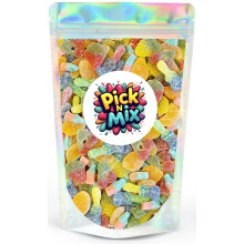 Large 800g Fizzy Pick and Mix Sweets Bag – Modern & Retro Candy Mix – Resealable Bulk Sweets for Sharing, Parties & Gifts