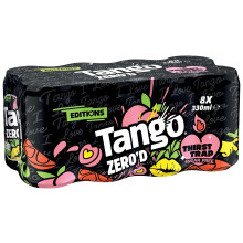 Tango Zero’d Thirst Trap Sugar Free - Peach, Pineapple & Orange, 330ml (Pack of 8)