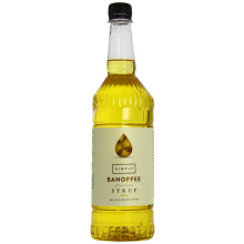Simply Banoffee Syrup, Vegan & Nut Free Flavoured Syrup for Coffee, Cocktails & Baking (1 Litre)
