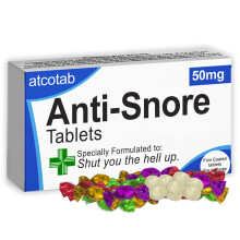 Anti Snore Snoring Funny Joke Pill Box Jelly Beans, Xmas, Secret Santa, Rude Gift, Gifts for Men, Gifts for Women, Funny Birthday Gifts