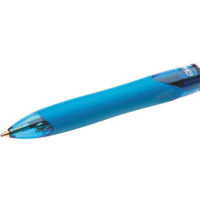 BIC 4 Colours Pens Multicolour Grip - 4 Colours Retractable Ballpoint Pens - Pack of 3