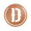 Literary Letters Metal Bookmark - Letter D 1