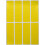 Royal Green 7.5cm x 2.5cm Labels for Color Coding Yellow Rectangle Stickers to Write on120 Pack 1