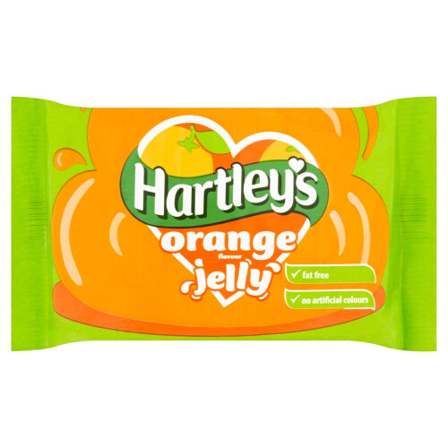 Hartley's Orange Flavour Jelly, 135g , Pack of 1