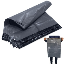 JeeJaan 20 Pcs Grey Parcel Bags Large 22x30 in Grey Packing Bags 560 x 762 mm Large Poly Mailers Postage Bag