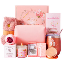 60th Birthday Gifts For Women, Happy 60th Birthday Hamper Basket For Her, Turning 60 Year Old Female Birthday Gifts,Birthday Pamper Box For Ladies