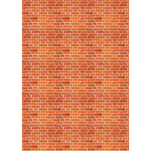5 x A4 Brick Wall Design Backing Papers