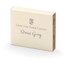 Graf von Faber-Castell Ink cartridges, Stone Grey 6X