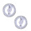 2PCS 360 Degree Angle Measure Circle Protractor 360 Degree Protractor for School Classroom Office Drafting Measuring 1