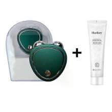 (Green with Gel) 2025 Facial Electric Face Lifting Roller Massager EMS Microcurrent Face Skin Tightening Rejuvenation Face Massage Skin Beauty Care