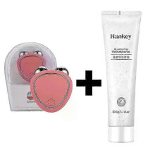 (Pink with Gel) 2025 Facial Electric Face Lifting Roller Massager EMS Microcurrent Face Skin Tightening Rejuvenation Face Massage Skin Beauty Care