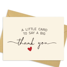 32 Pack 350GSM | Thank You Cards Matching Sealing Stickers with Envelopes | Baby Shower & Wedding Thank You Notes & Cards for