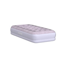Silentnight Air Bed Single with Built in Pump - High Rise Flocked Non Slip Electric Airbed Comfortable Full Body Support Air Mattress for Guests, Cam