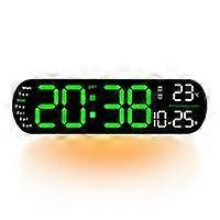 (Green) 5Colors Nartionwant Digital Wall Clock, Nartio Want 2025 Upgraded Digital Wall Clock