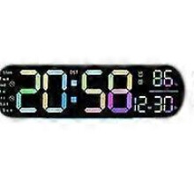 (Colour (non-variable) 5Colors Nartionwant Digital Wall Clock, Nartio Want 2025 Upgraded Digital Wall Clock
