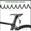 ROCKBROS Bike Helmet Lock Combination Padlock Bicycle Chain Lock 5