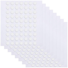 560 Pcs Double Sided Sticky Removable Dots Stickers Round Putty Clear Sticky Tack No Trace Super Sticky Putty Waterproof Small Stickers for Festival
