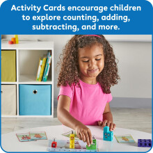 Learning Resources Numberblocks MathLink Cubes Activity Set, Ages 3+, Build Numberblocks 1–10, Learn Counting & Number Sense
