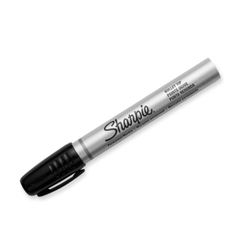 Sharpie Sharpie Pro Industrial Strength Permanent Markers | Bullet Tip | Black Ink | 12 Count 1