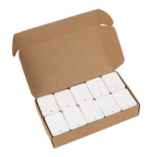 G2PLUS 1000PCS Mini Blank Tag - White Paper Label for Jewelry, Clothing Display, Pricing and Crafts, 3.5x5CM