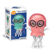 (Pink) Magic Electric Dancing Octopus Toy with Led Light and Music,Playful Automatic Evasion Crawling Dancing Octopus, Smart Dancing Squid Baby Toys