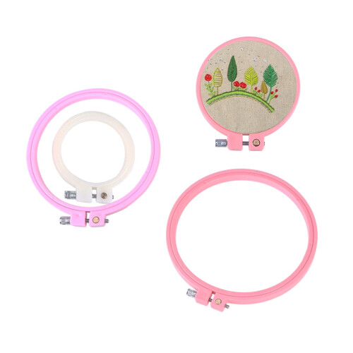 4-delige borduurringset van PP-plastic
