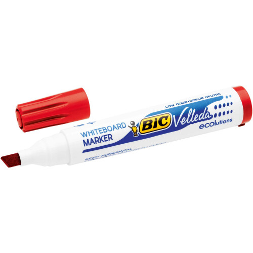 BIC BIC Velleda 1751 Marker - Red (Pack of 12) 1