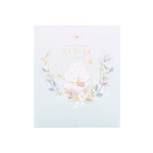 UK Greetings | Easter Card for Mum | Her, Girls, Women | Beautiful Egg Design | With Envelope | 15.9 x 18.4 cm