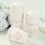 Copos de papel florais BalsaCircle com borda dourada (24 unidades) 1